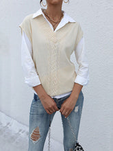 Gilet tricoté uni