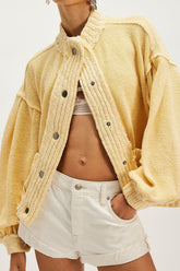 Cardigan ample en maille style rétro « vieille fortune »