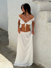 Jupe longue blanche ALTHAIA