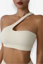 Soutien-gorge de yoga asymétrique