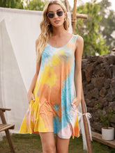 robe longue color block