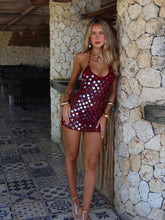 Robe Freya Mini Bordeaux