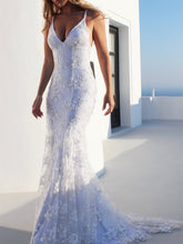 Robe dos nu à col en V
