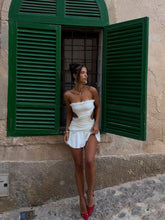 Robe mini LIU ivoire
