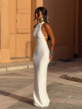 ROBE MAXI NICOLINA BLANCHE