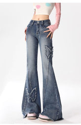 Pantalon micro-évasé style streetwear
