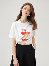 T-shirt décontracté imprimé pour les trajets domicile-travail