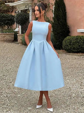 Robe midi plissée portefeuille trapèze