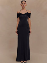 Robe longue moulante bustier sans manches pour soirée