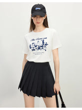T-shirt ample minimaliste en pur coton