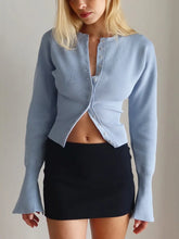 Gilet en maille côtelée à patchwork, coupe ajustée