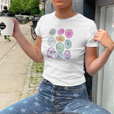T-shirt court à col rond graphique
