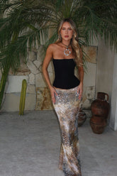 Corset SOLA en maille noire
