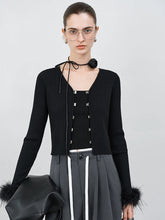 Gilet élégant à manches autruche
