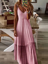 Robe débardeur dégradée à col V