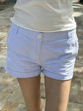 Short en maille imprimée de fruits à taille basse