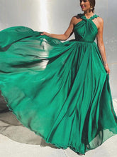 Robe de soirée romantique et charmante à volants
