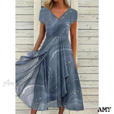 Women’s Long Chiffon Stitching Lace Female Bridesmaids Elegant Maxi Pure Color Round Neck