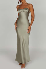 Robe de soirée sexy moulante dos nu à bretelles