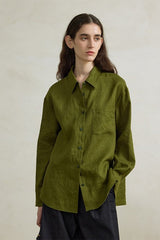 Linen Loose Fit Layering Blouse