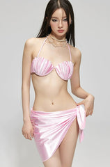 Ensemble bikini coquillage perle