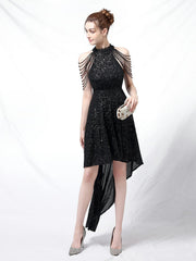 Robe de soirée mi-longue cintrée et ajustée 