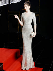 robe de soirée sirène moulante 