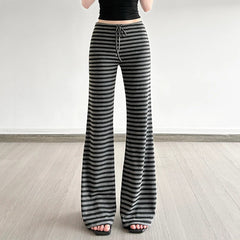 Pantalon bootcut rayé Homewear