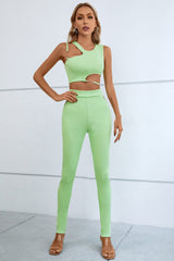 Ensembles de pantalons bandage asymétriques Petra