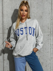 Sweat-shirt tendance à lettres 