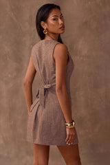 Elegant White Jacquard Lace Work Dress