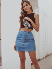 Jupe taille basse pour femme 