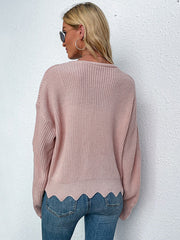 Pull ample en maille 