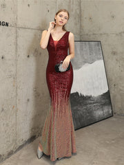 robe de soirée haut de gamme à sequins 