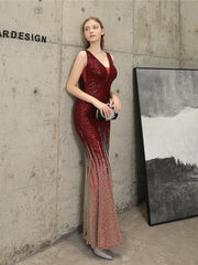 robe de soirée haut de gamme à sequins 