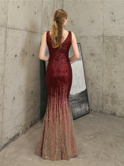robe de soirée haut de gamme à sequins 