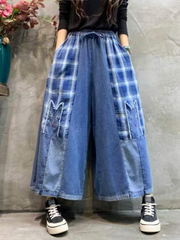 Pantalon Comfort Denim taille mi-haute
