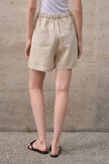 Linen High Waist Relaxed Pants