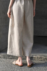 Breathable Linen Straight Pants