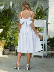 Robe longue mignonne unie 