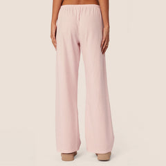 Pantalon de pyjama rayé à cordon de serrage