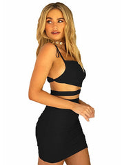 Robe à bretelles 