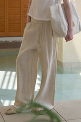 Linen Relaxed Straight Pants