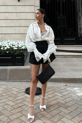 Chemisier chic, léger et transparent uni
