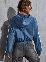 Sweat-shirt à blocs de couleur 