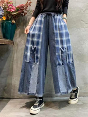 Pantalon Comfort Denim taille mi-haute