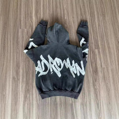Gothic Y2K Zipper Hoodie