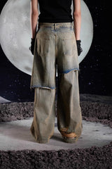 Punk Ripped Loose Fit Denim Jeans