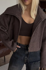 veste décontractée ample à col