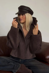 veste décontractée ample à col